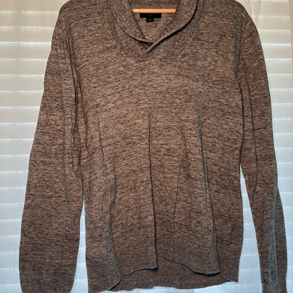Banana Republic Men's Turtleneck Sweater in Heather Gray